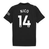 Manchester City Nico Gonzalez #14 Vonkajší futbalový dres 2025-26 Krátky Rukáv
